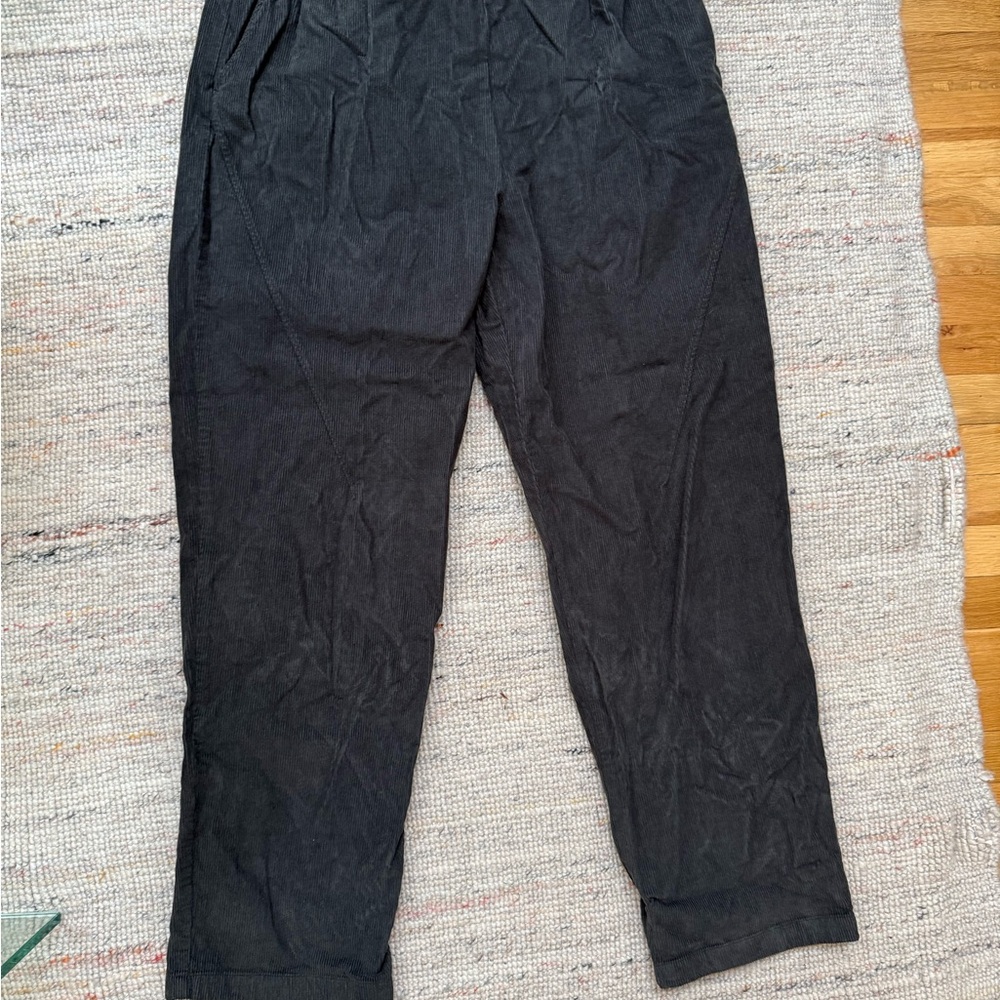 KOTN grey corduroy elastic waist pant